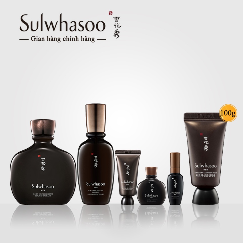 Bộ Dưỡng Da Chuyên Sâu Cho Nam Sulwhasoo Men Age Defyng - Bộ dưỡng da nam Sulwhasoo