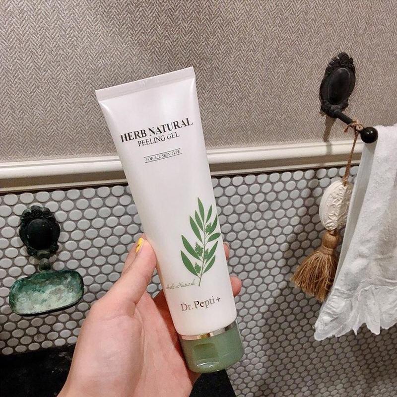 Gel Tẩy Tế Bào Chết Hàn Quốc Dr Pepti+ Herb Natural Peeling Gel - 130ml