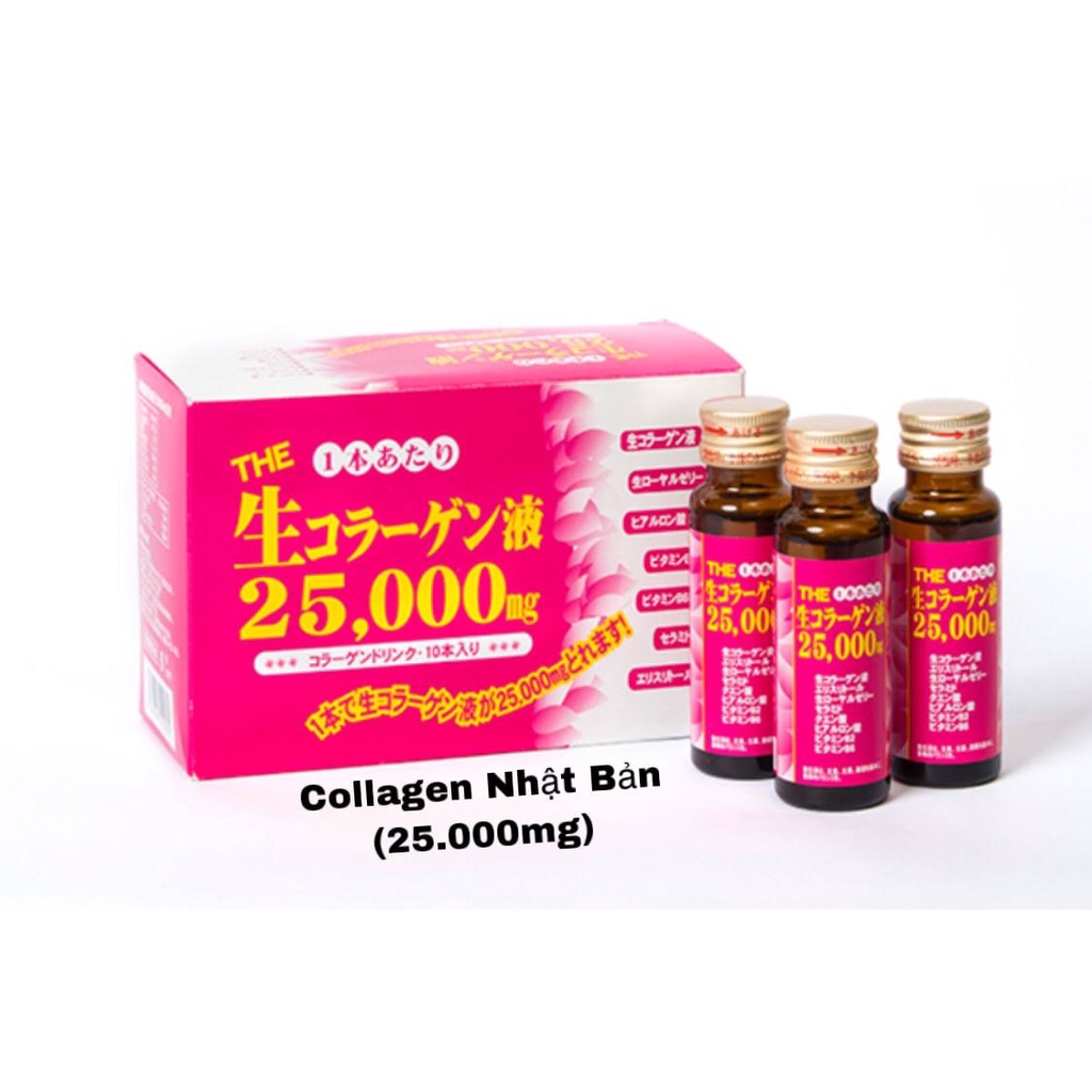 Collagen nước Nhật Bản Inter Techno 25000mg giúp trẻ hóa da, tăng cường sức khỏe, hộp 10 chai. | BigBuy360 - bigbuy360.vn