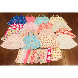 Set 03 bộ áo 2 dây bé gái