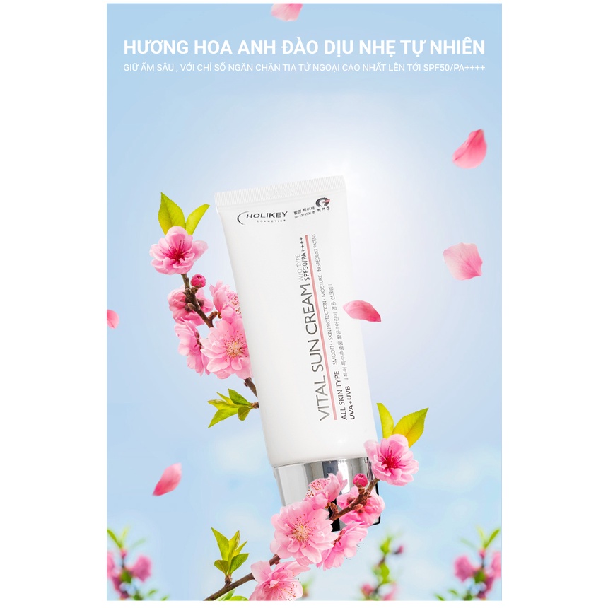 Kem chống nắng Holikey Vita Sun Cream W/OTYPE SPF50/PA++++