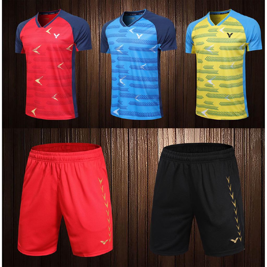 Set quần áo đánh cầu lông victor taiwan