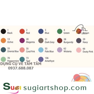 Bút LePen Flex Đầu Brush Marvy 4800 [ Sugi Art Shop ]