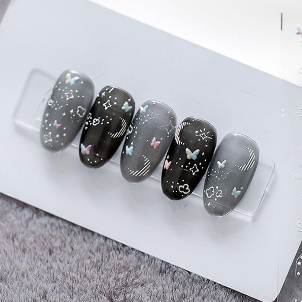 OCEANMAP Miếng Dán Trang Trí Móng Tay Tự Dính Họa Tiết Trái Cây Hoạt Hình Xinh Xắn