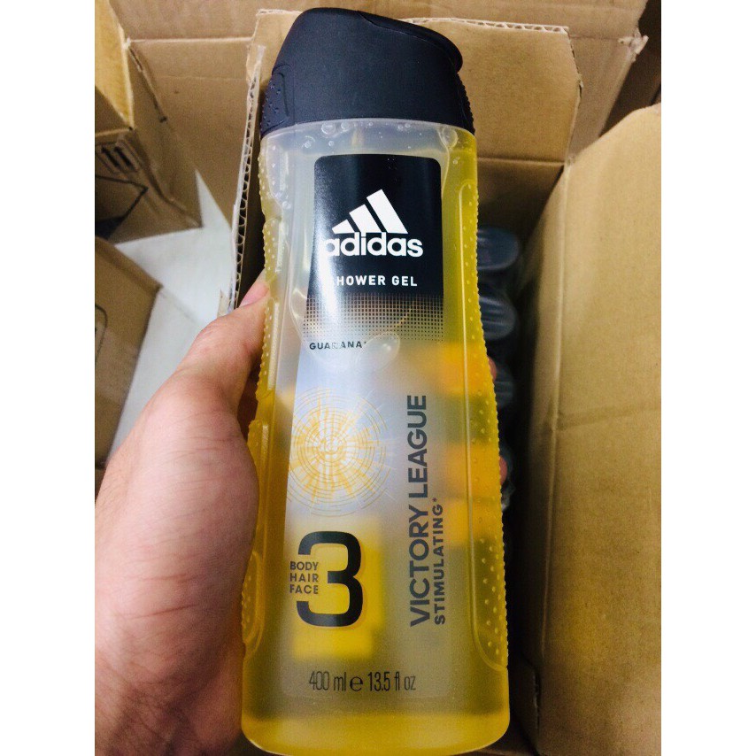 SỮA TẮM ADIDAS 3 IN 1 BODY HAIR FACE 400ML