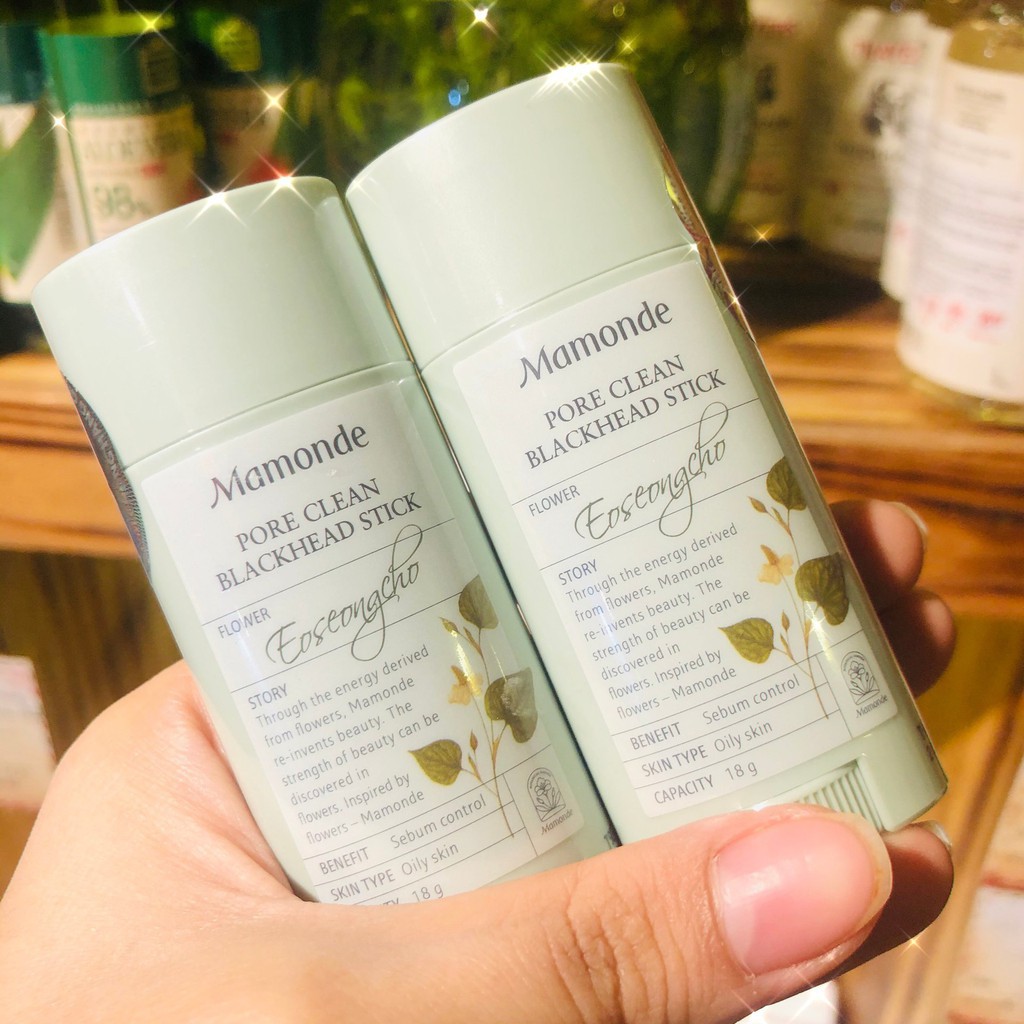 MẪU MỚI - Thanh Lăn GIẢM Mụn Đầu Đen MAMONDE Hàn Quốc - Thanh Lăn Giảm Mụn Đầu Đen 18GR - ladycare90