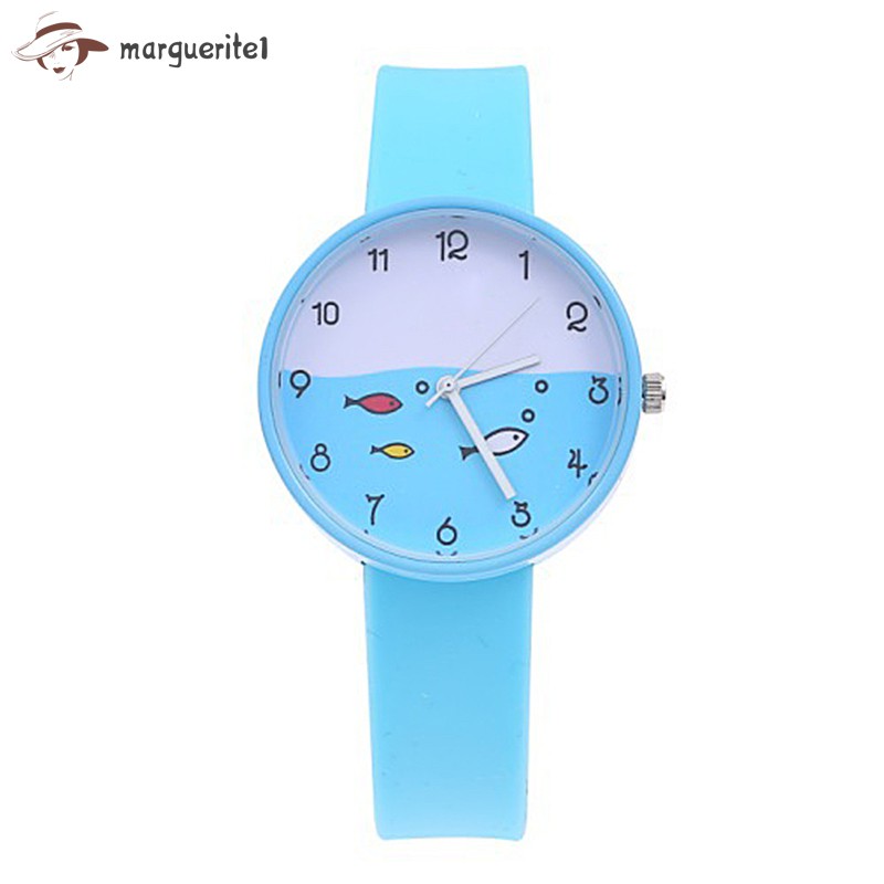 Đồng hồ dây silicone chống thấm nước kiểu dáng thể thao cho bé | BigBuy360 - bigbuy360.vn