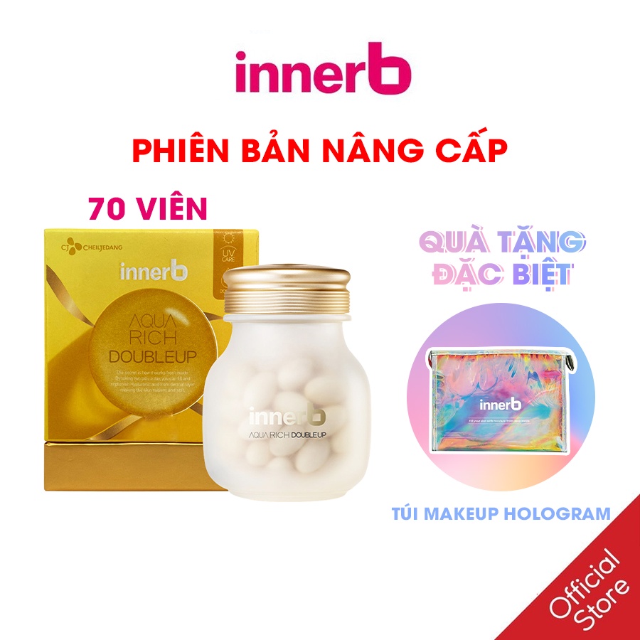 Viên Uống Cấp Nước Và Collagen InnerB Aqua Rich Double Up 70 viên
