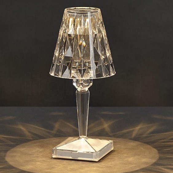 Đèn Ngủ - Đèn Led Để Bàn Pha Lê Sạc Usb Trang Trí Phòng Ngủ Độc Đáo - #denngu