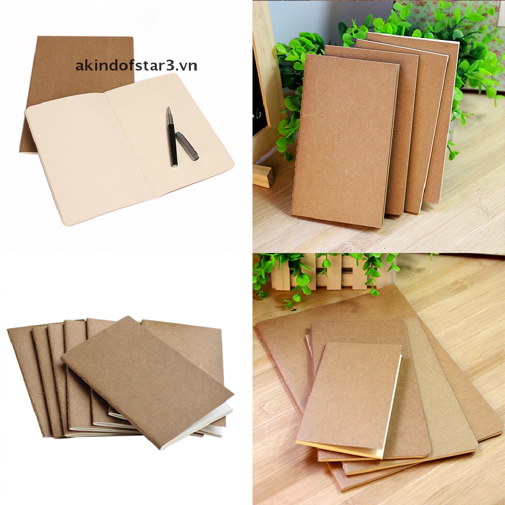 Sổ tay giấy kraft phong cách vintage