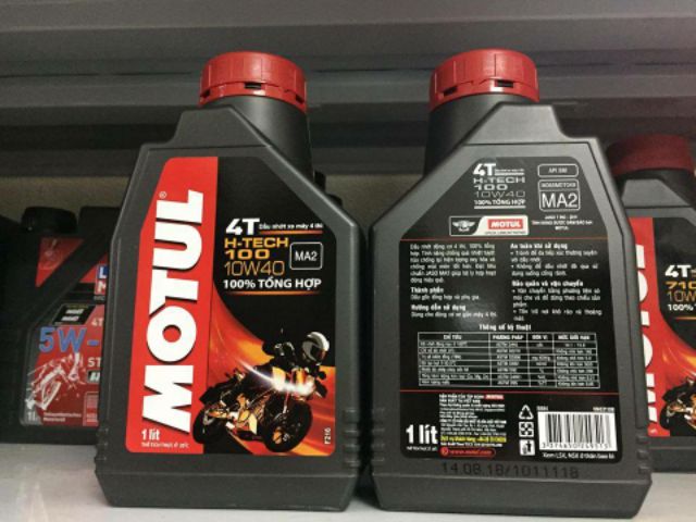 Nhớt Motul Htech 10w40 full tổng hợp