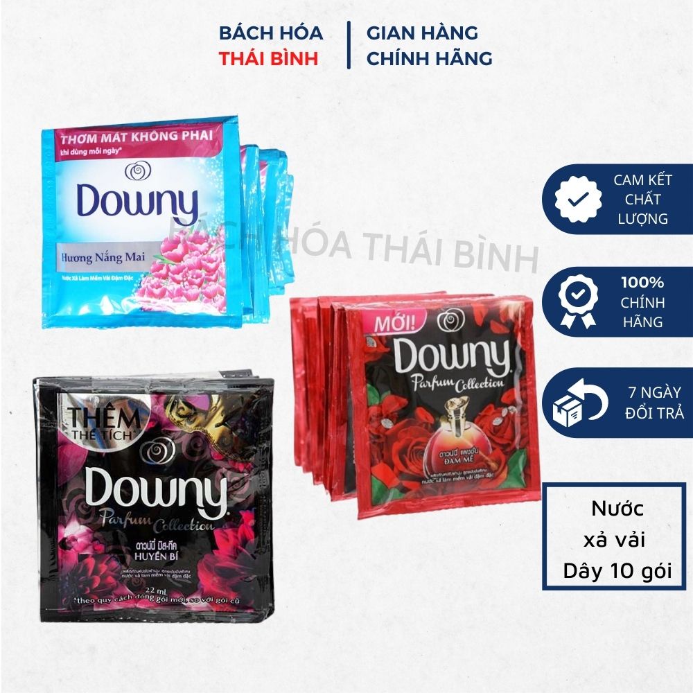 Nước Xả Vải Downy dây 10 gói