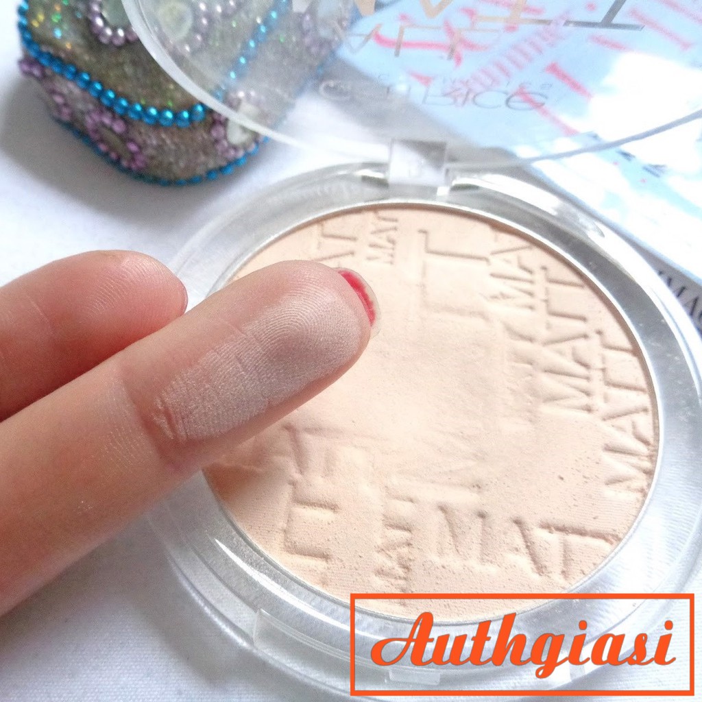 Phấn nén phủ Catrice All Matt Plus Shine Control Powder kiềm dầu, bền tone 12h