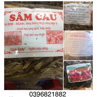 Combo sâm cau, dâm dương hoắc, nấm ngọc cẩu, ba kích 2kg