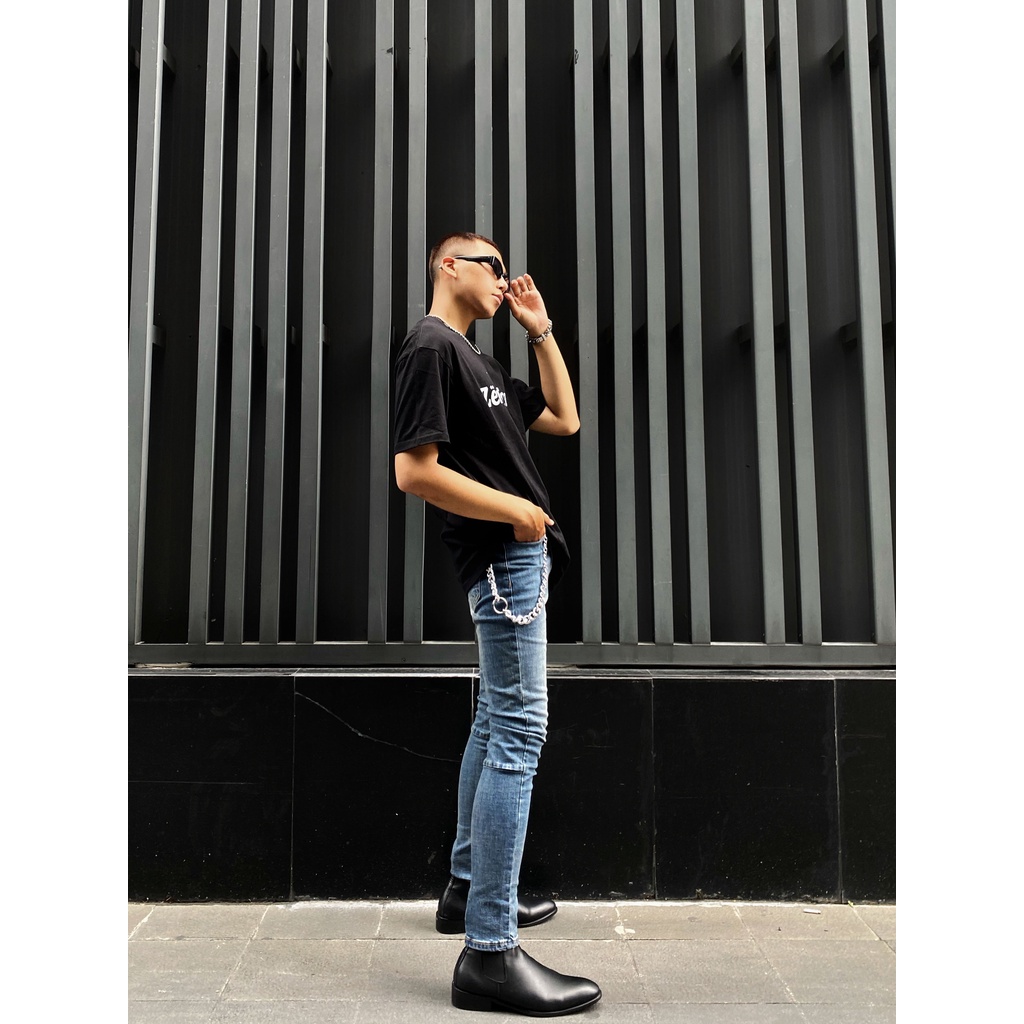 Quần Jeans nam màu xanh đậm