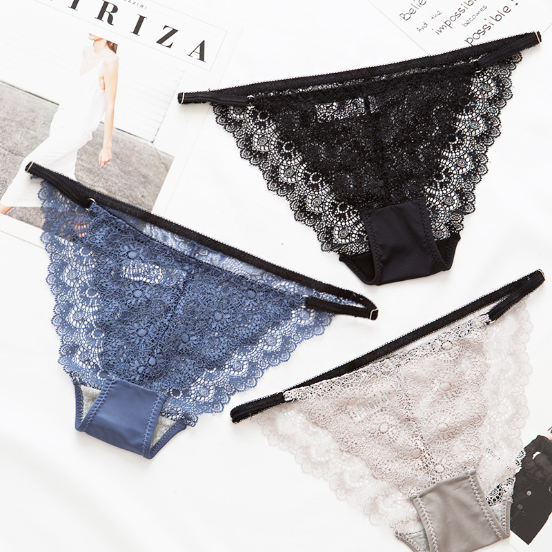 Quần Lót Ren Siêu Mỏng Thoáng Khí Quyến Rũ Cho Nữ