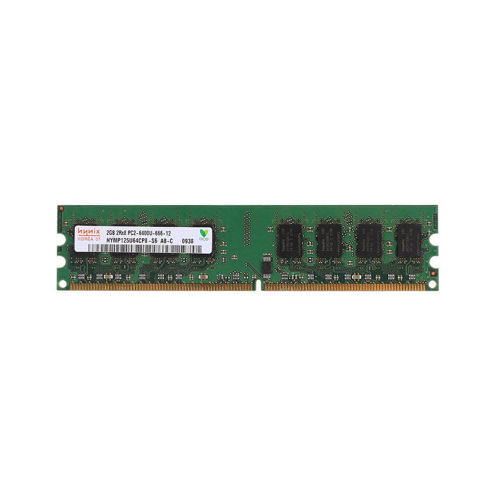 HYNIX Bộ 2 Ram 100% Cho Máy Tính Hyt2Gb Ddr2 800mhz Pc2-6400 240pin Dimm Ram | BigBuy360 - bigbuy360.vn