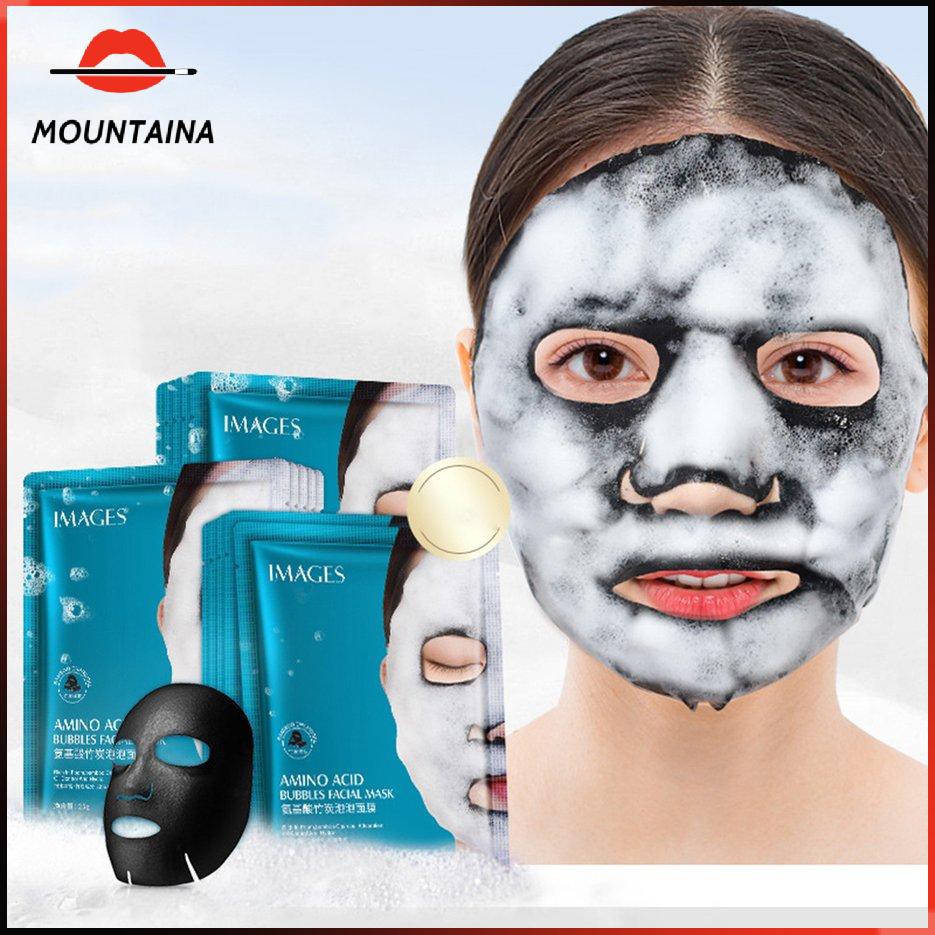 Mặt nạ sủi bọt than tre dưỡng ẩm kiềm dầu thương hiệu IMAGES