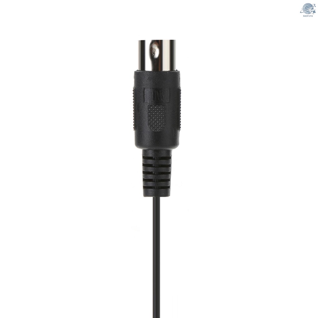 BF HiFing USB IN-OUT MI Cable One In One Out Interface 5 Pin Line Converter PC to Music Keyboard Adapter Cord Black