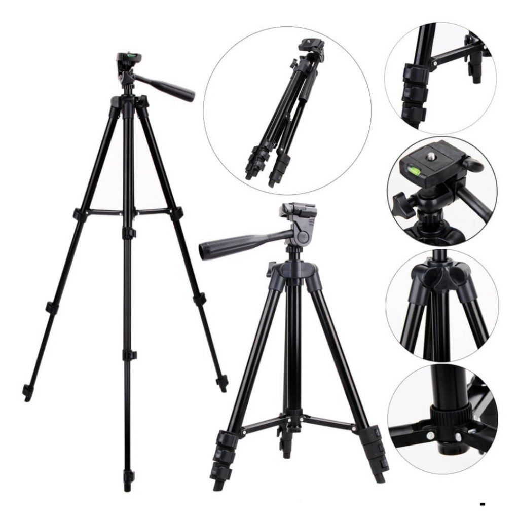 Gậy 3 chân chụp hình quay phim cho máy ảnh, điện thoại Tripod TF - 3120 loại xịn