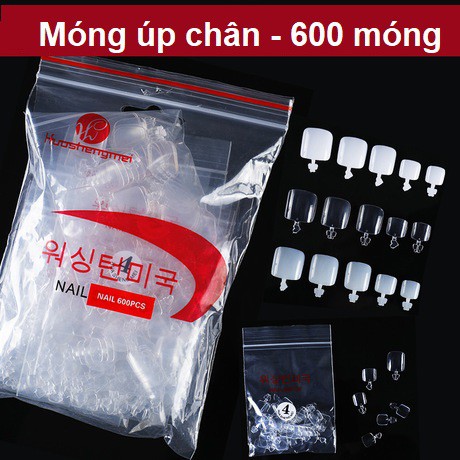 Bịch 600 Móng Úp Chân