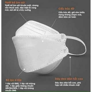 Khẩu trang kf94 gói 10c