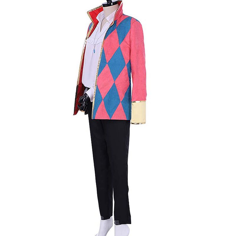 Carton Howl's Moving Castle Cos Howl Cosplay Costume Coat Suit Party Outfit Men Halloween costumes gift