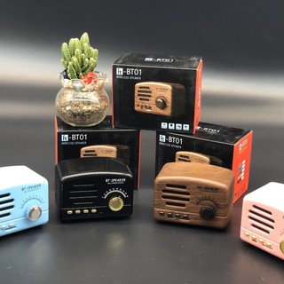 Loa Bluetooth không dây mini phong cách cổ điển