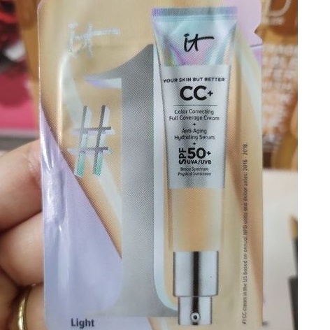 [Mỹ]Gói kem nền CC Thần Thánh Siêu Hot Ít Cosmetics  CC+ Sample 1ml