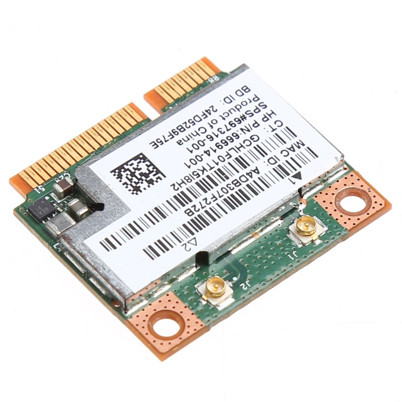 Card Không Dây 300m Wifi Bluetooth 4.0 Pci-E Cho Bcm943228Hmb Hp Sps 718451-001