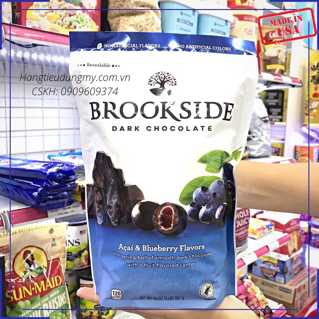 Chocolate Brookside Açai and Blueberry 907g