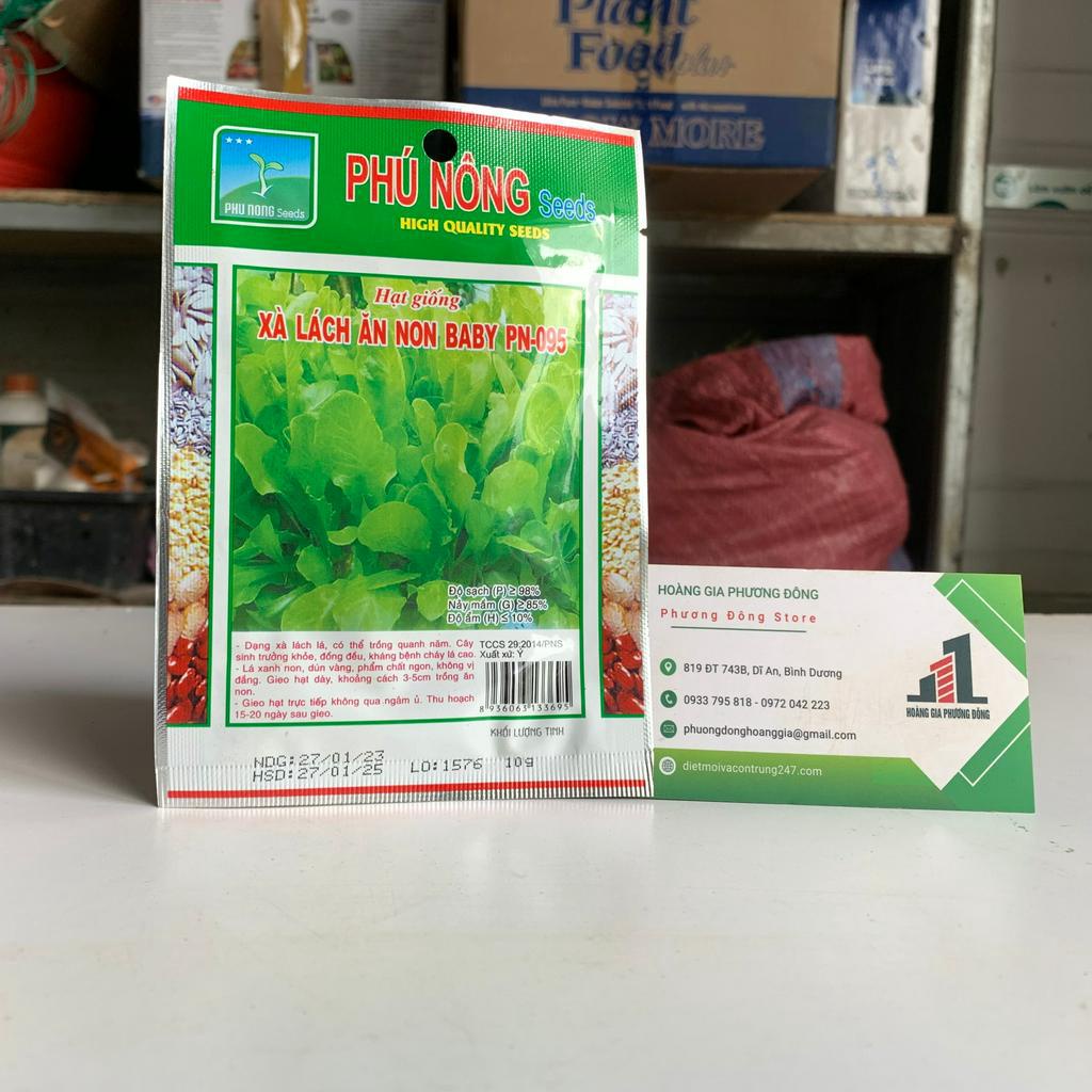 Hạt giống xà lách ăn non 10g