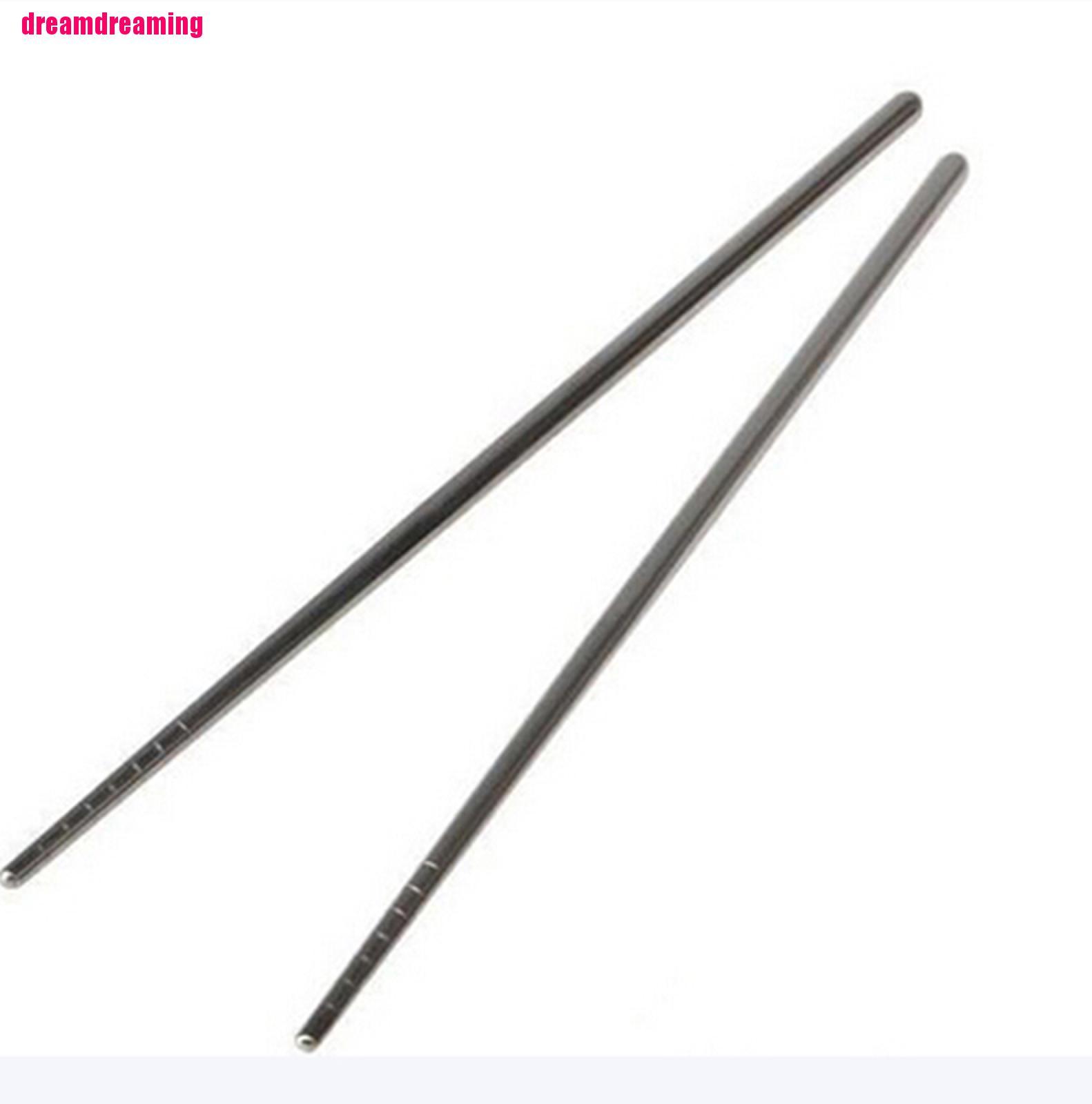 Set 2 Đôi Đũa Chất Liệu Thép Không Gỉ Chống Trượt Phong Cách Trung Hoa | BigBuy360 - bigbuy360.vn