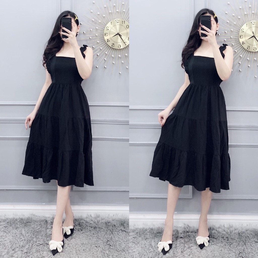 ĐẦM SUÔNG PHỐI BÈO THỜI TRANG 45-56KG THEO CHIỀU CAO