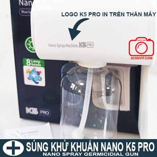 Súng cầm tay phun sương khử khuẩn Nano K5 Pro