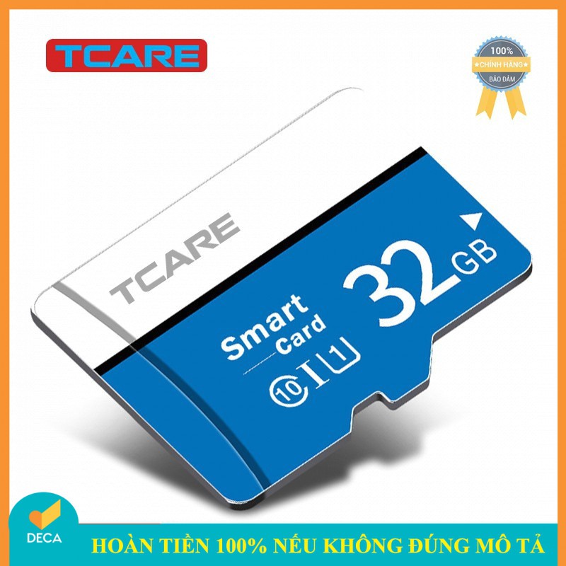 Deca - Thẻ Nhớ SD Micro TCARE 32GB Class 10 - Chính hãng