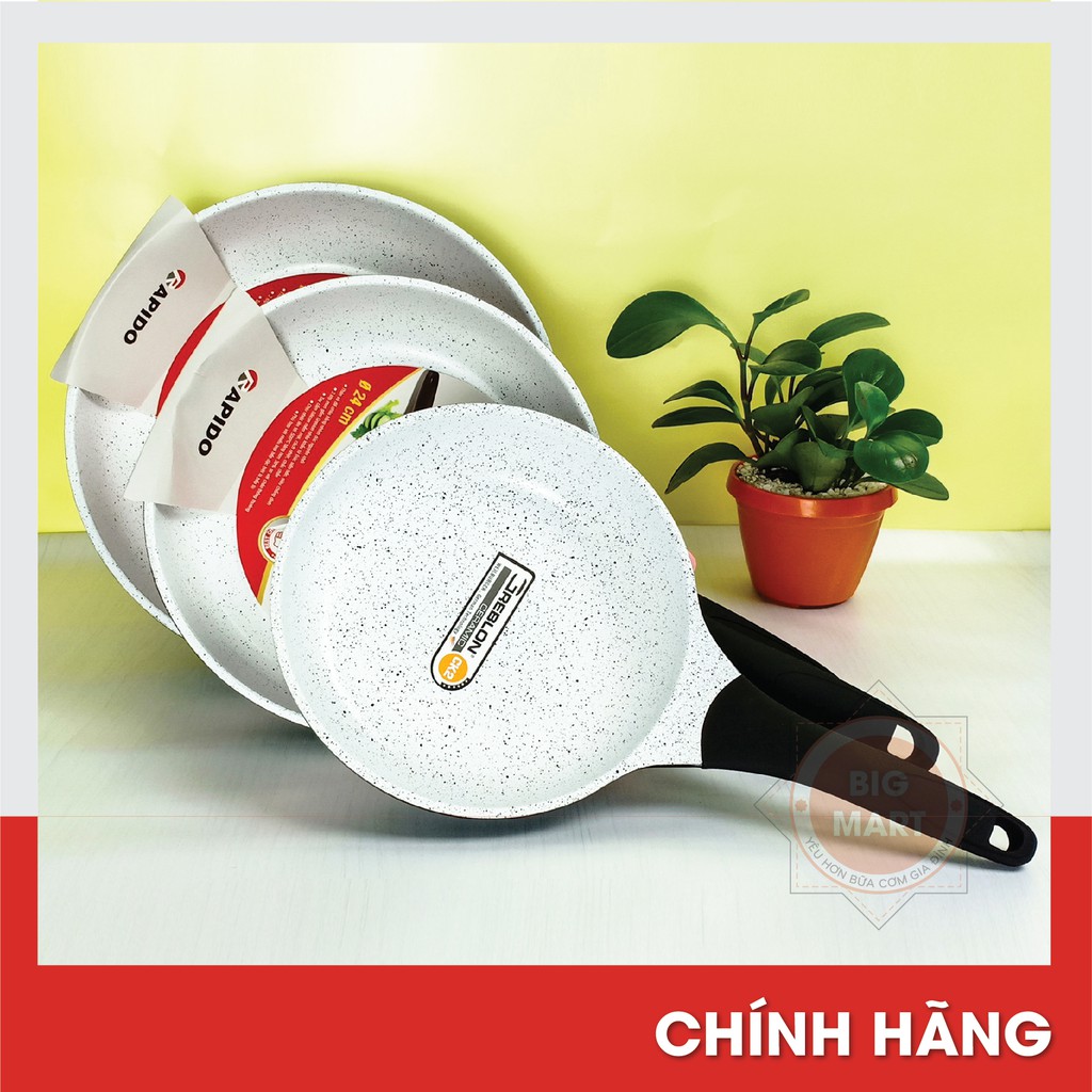 CHẢO CHỐNG DÍNH BẾP TỪ RAPIDO [NHẬP KHẨU ĐỨC, ĐẮT XẮT RA MIẾNG], SIZE 20-24-28CM, [BẢO HÀNH CHÍNH HÃNG ]