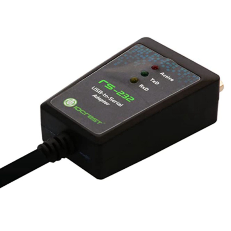 Cáp Chuyển Đổi IOCREST USB 2.0 Sang Serial RS-232 DB9 9Pin Dài 1M USB Sang RS232 Hỗ Trợ WIN10