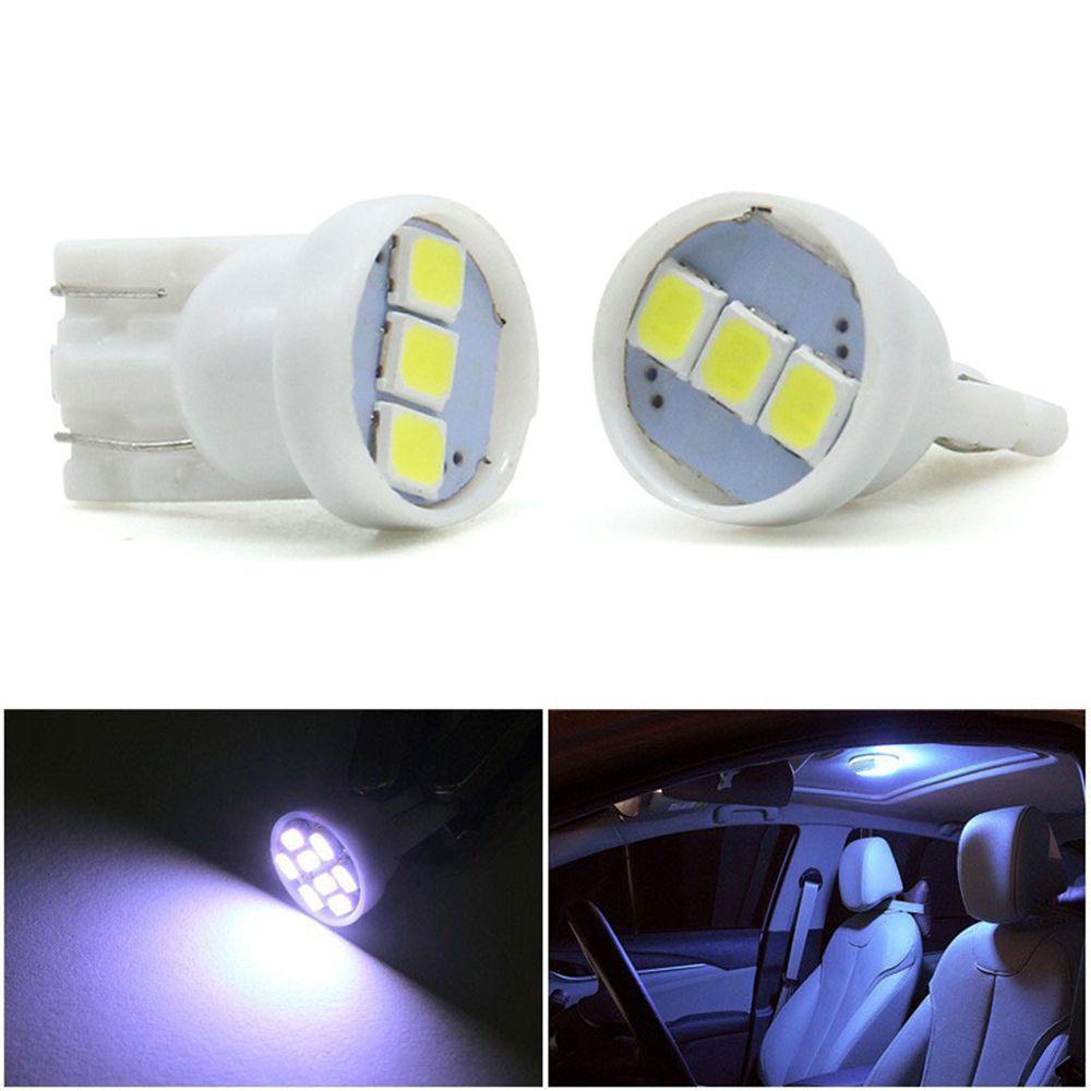 Set 2 Đèn LED 2835 3SMD COB Siêu Sáng Gắn Biển Số Xe Hơi