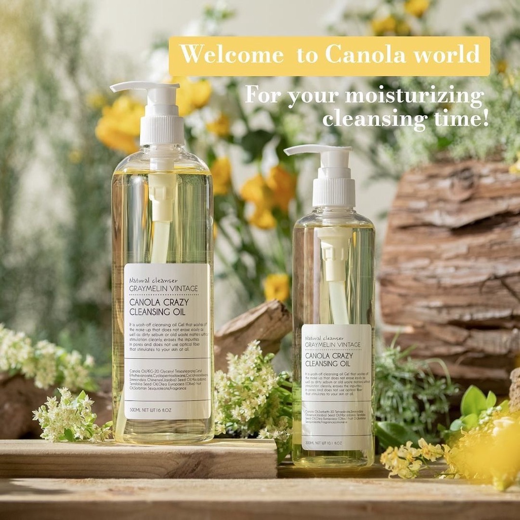 Dầu Tẩy Trang Hoa Cải Graymelin Canola Cleansing Oil