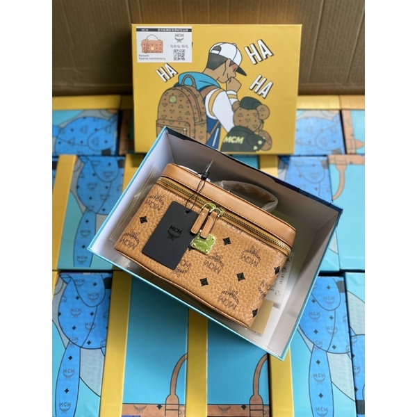 TNS - Túi đeo chéo form hộp M•see•M nâu