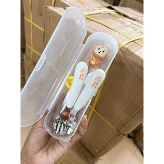 [RẺ VÔ ĐỊCH] Set dụng cụ tập ăn cho bé (thìa, dĩa, đũa)
