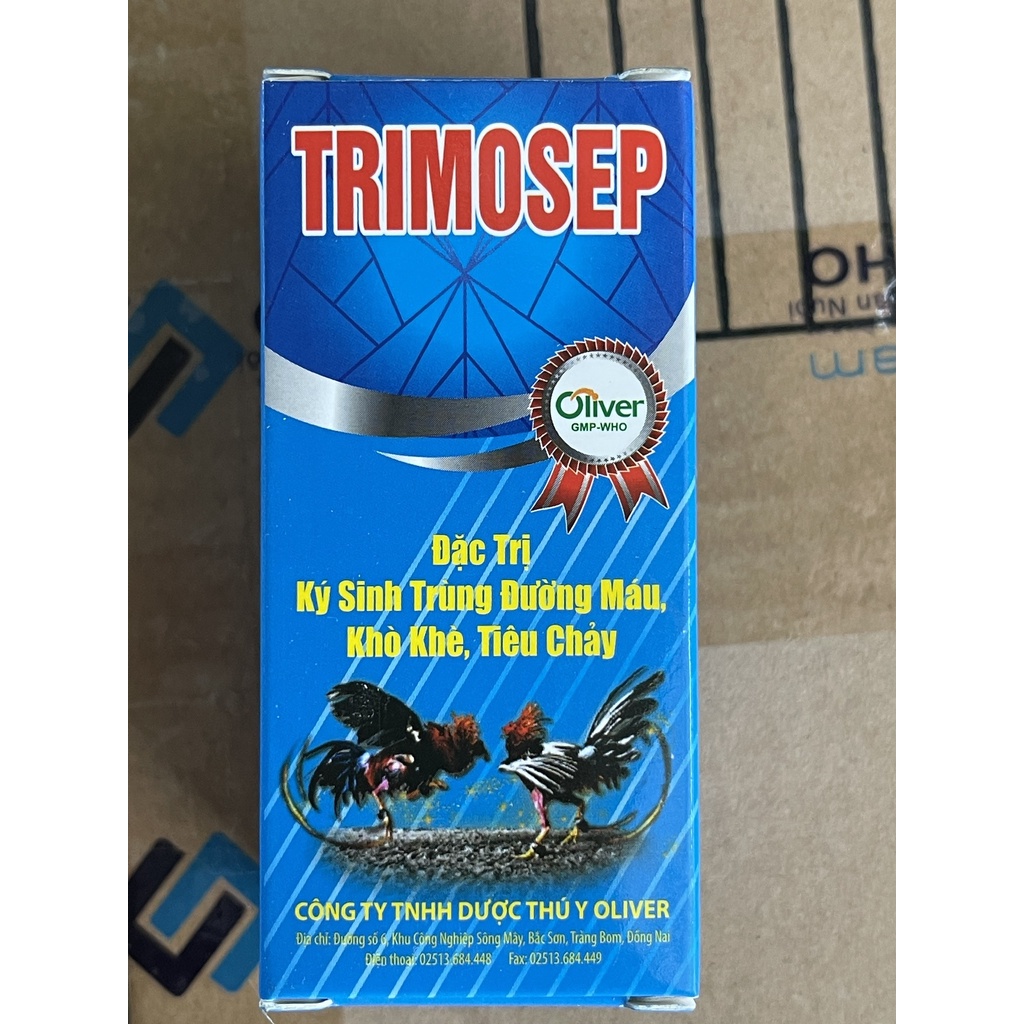 Thuốc Trimosep đặc trị ký sinh trùng đường máu, khò khè, tiêu chảy