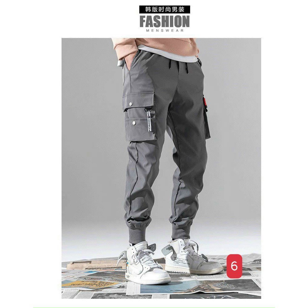 Quần Jogger Kaki Túi Hộp Nam Chất Đẹp Cá Tính Phong Cách Chuẩn Soái Ca MS6 Cực Hot