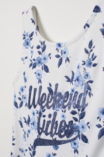 Váy Hm cotton cho bé gái sz đại