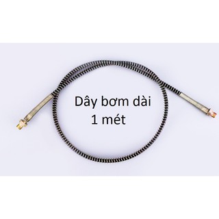 Dây bơm cao áp dài 1 mét - vòi bơm ren phi 10 - lắp vừa tất cả cho bơm cao áp