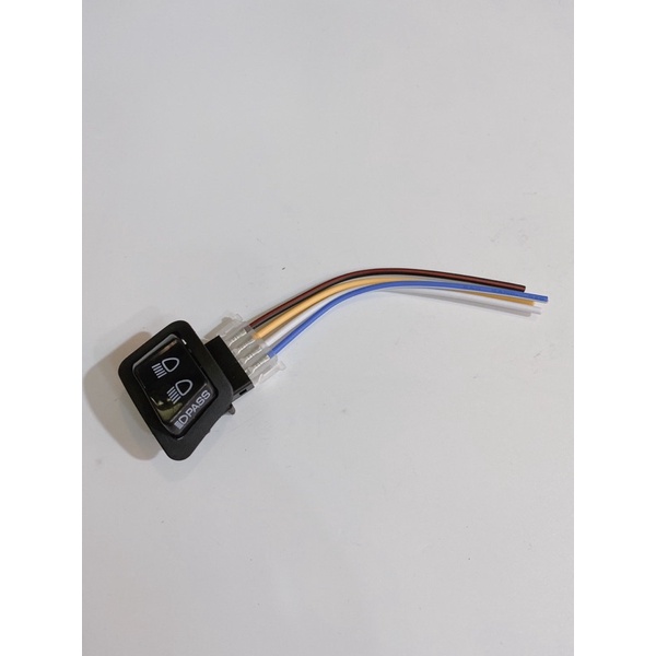 Nút công tắc Passing SH nhấp nháy đèn, đá đèn tặng kèm giắc