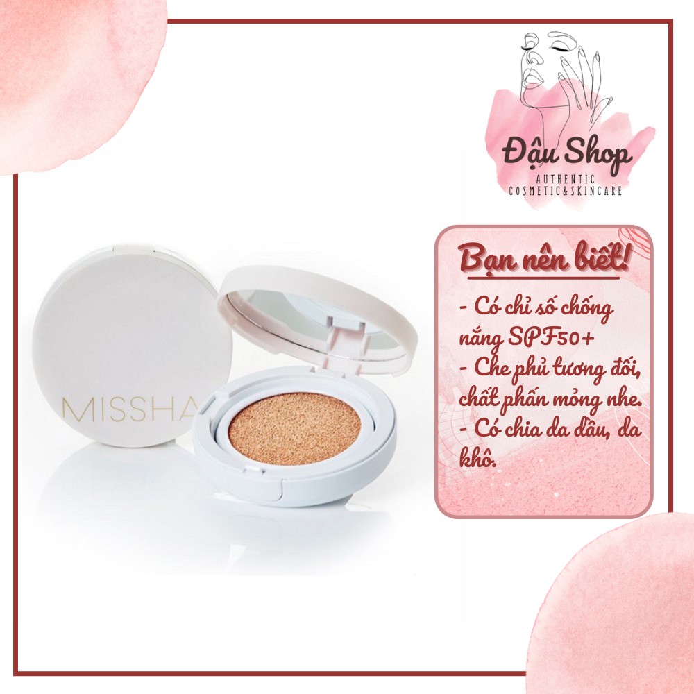 Phấn nước Missha Magic Cushion Cover Lasting SPF50+ PA+++