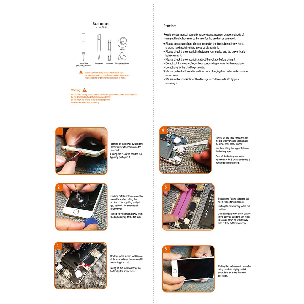 Pin iPhone 6/6S & 6/6S Plus hãng Baseus theo dung lượng tiêu chuẩn của Apple.