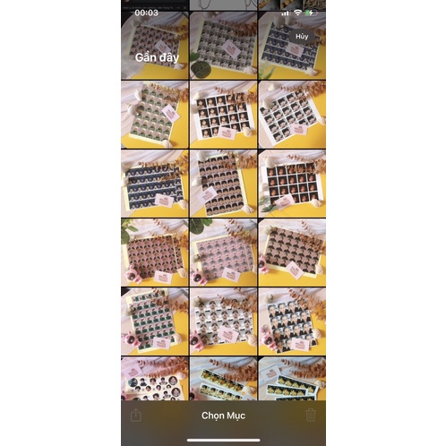 In sticker niêm phong idol theo yêu cầu 15k - tranbd - đọc kỹ mô tả